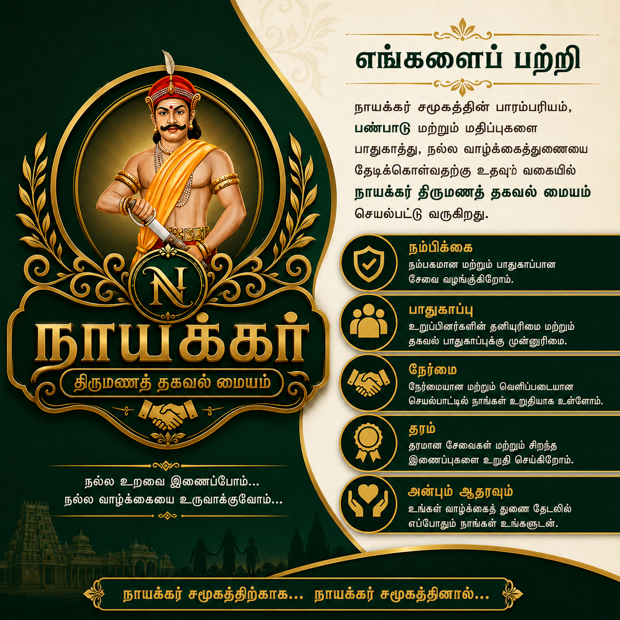 பாரம்பரிய திருமணத் தம்பதி